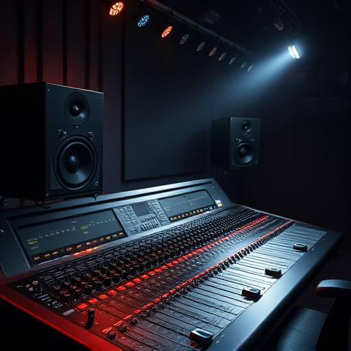 Equipamento de mixagem de áudio